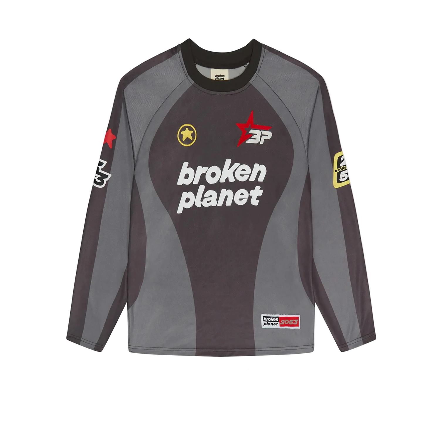 Broken Planet Football Long Sleeve Tee