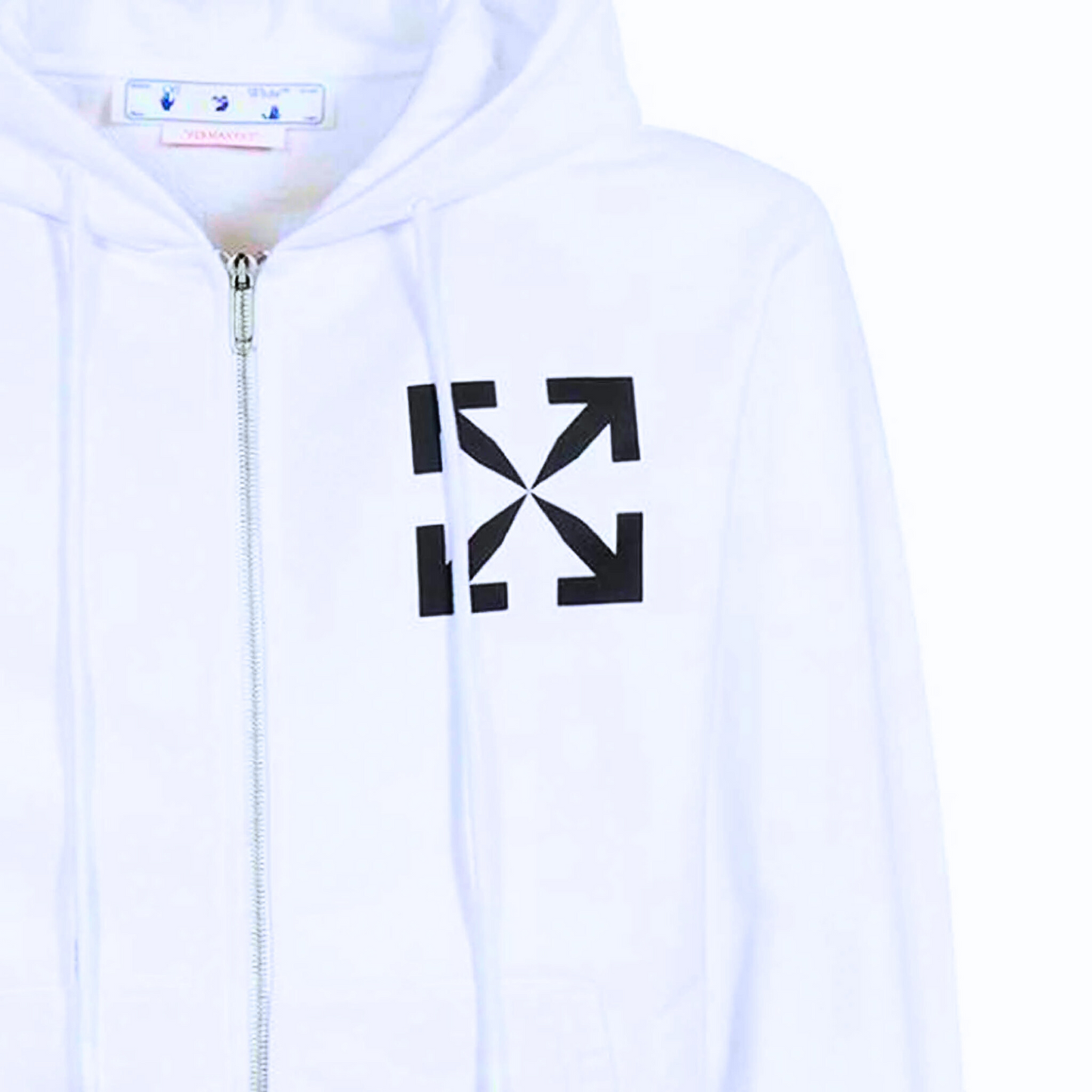 Off-White Arrow Slim Zip-Up Hoodie