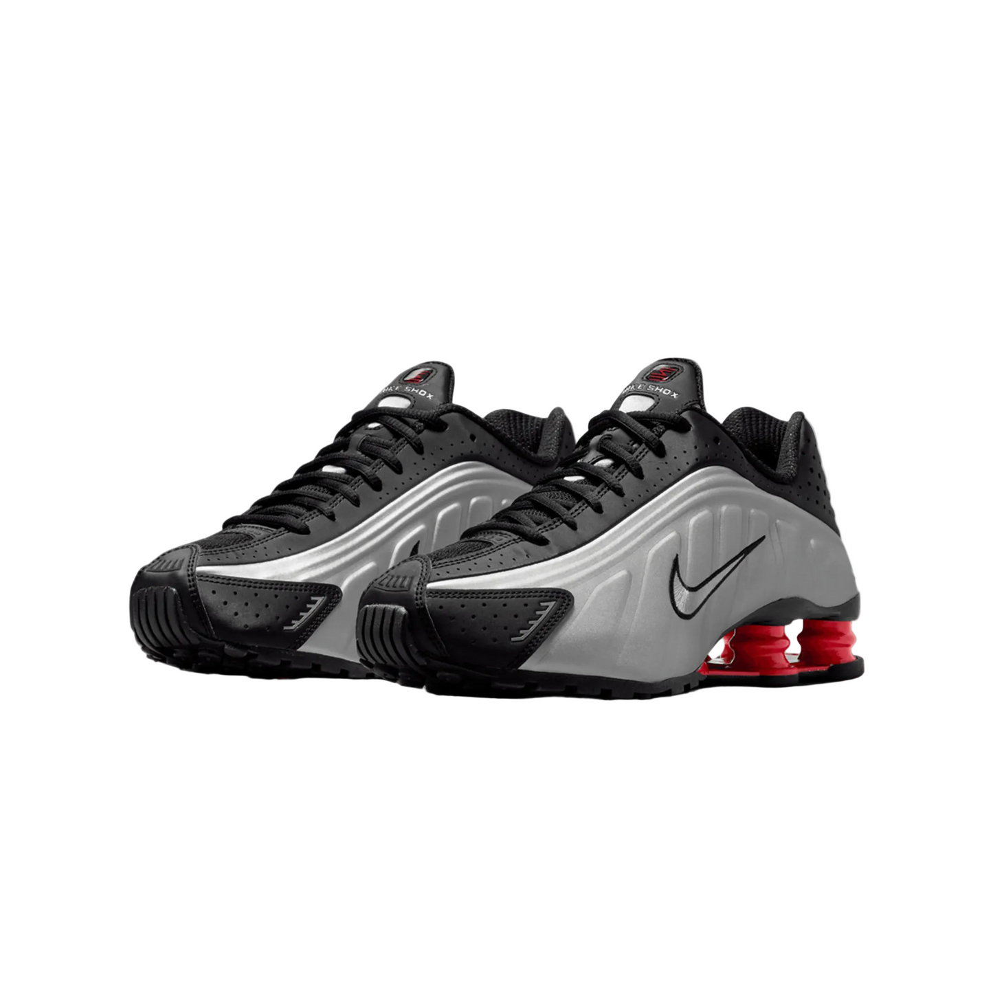 Nike Shox R4 Black Metallic Silver - 48h