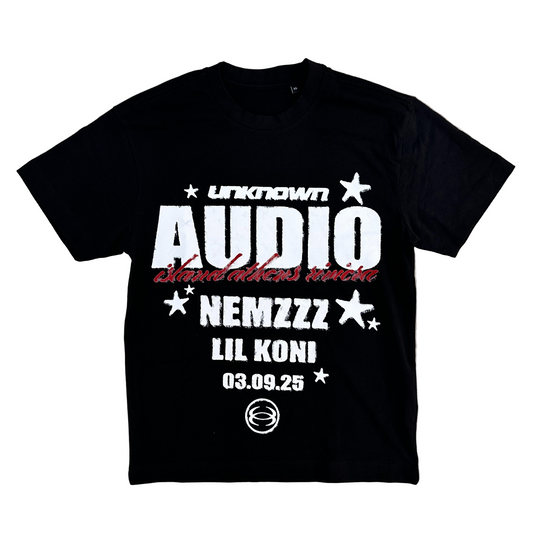 Unknown x Nemzzz x Lil Koni Event Line Up Tee