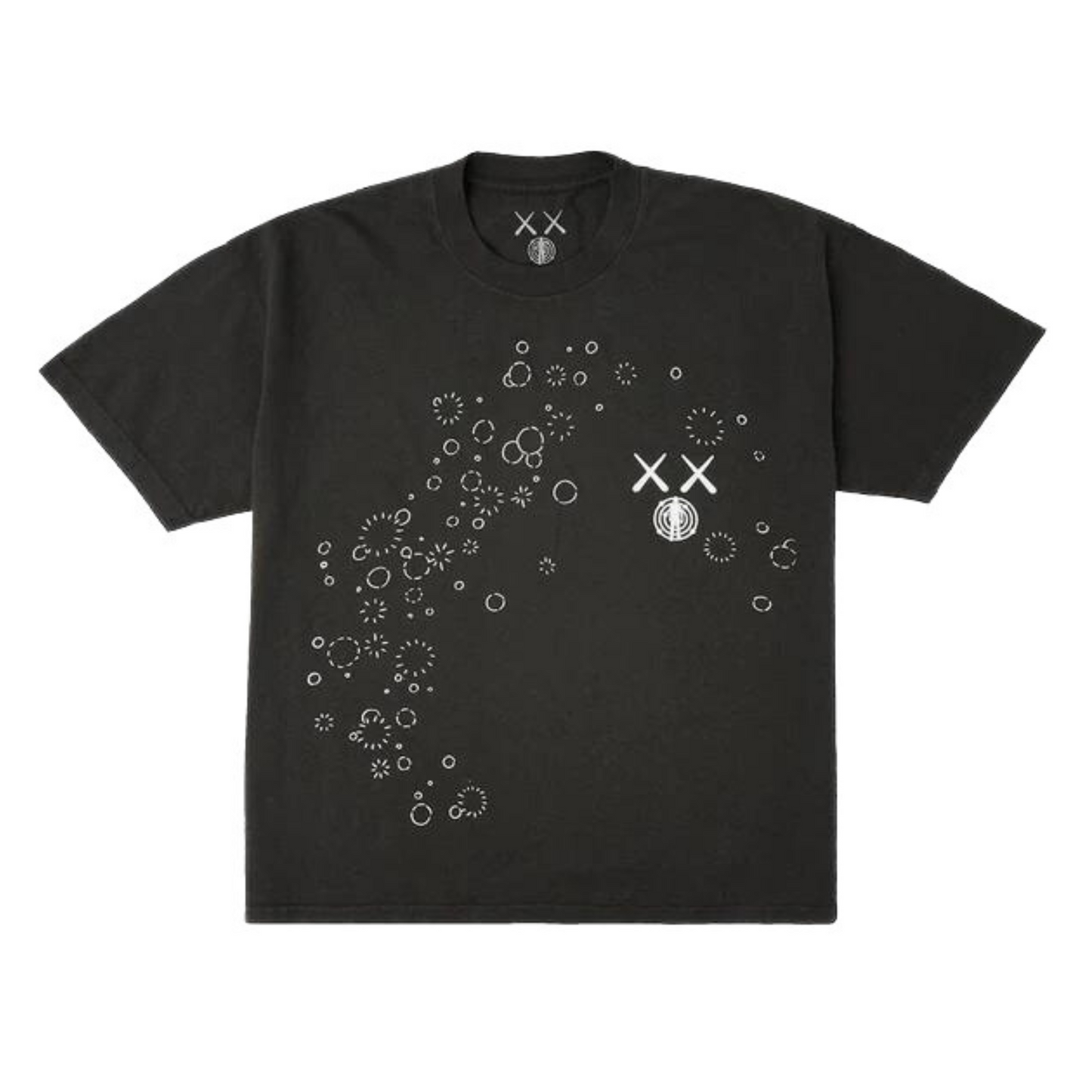 KAWS For Kid Cudi Moon Man GID Shirt Black