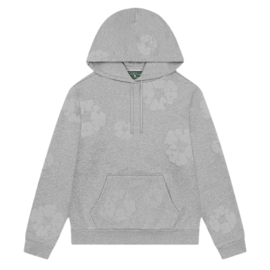 Denim Tears Men's Mono Wreath Hoodie Grey