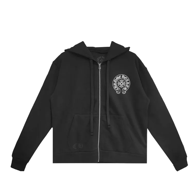 Chrome Hearts Los Angeles Exclusive Horseshoe Zip Up Hoodie