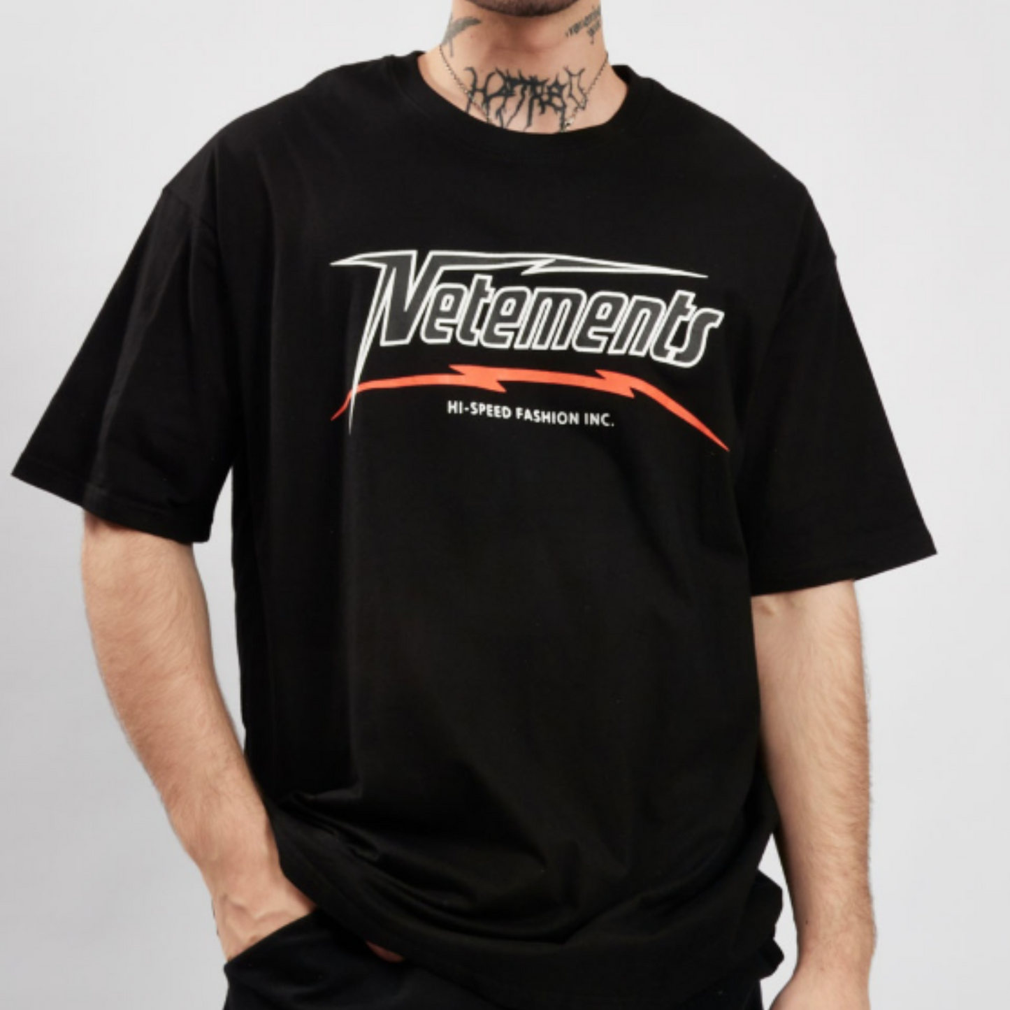 VETEMENTS "Hi-Speed Fashion Inc." T-Shirt