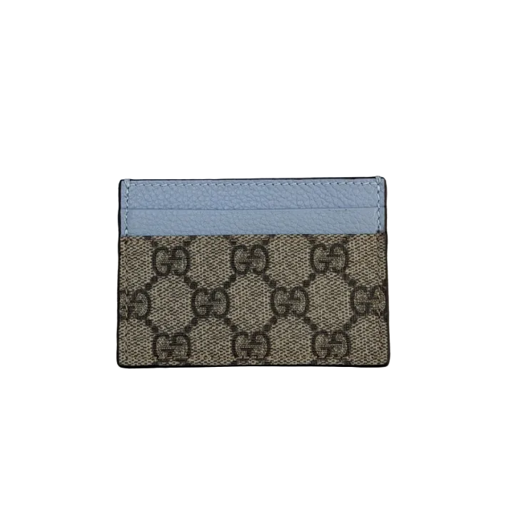 Gucci Card Holder GG Light Blue
