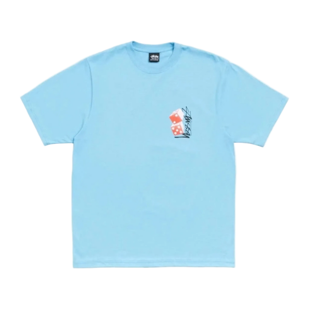 Stussy Sky Blue Tall Dice Tee