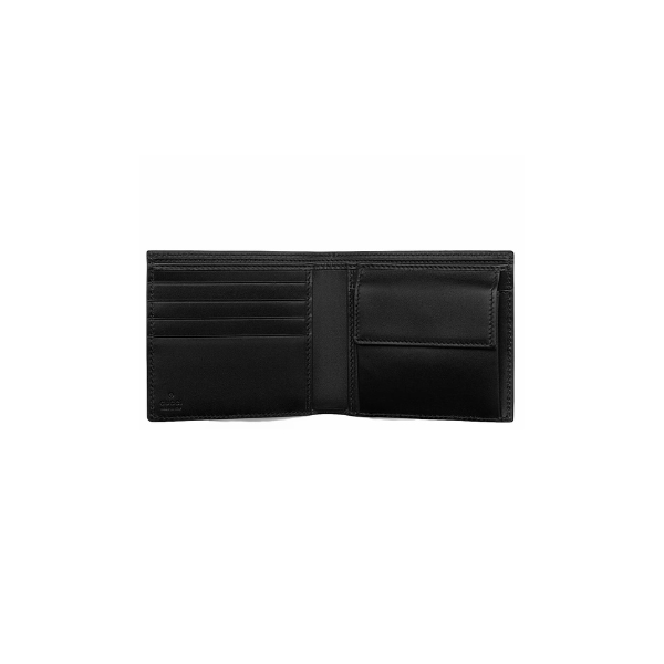 Gucci Tiger Print GG Bi-fold Supreme Wallet Beige