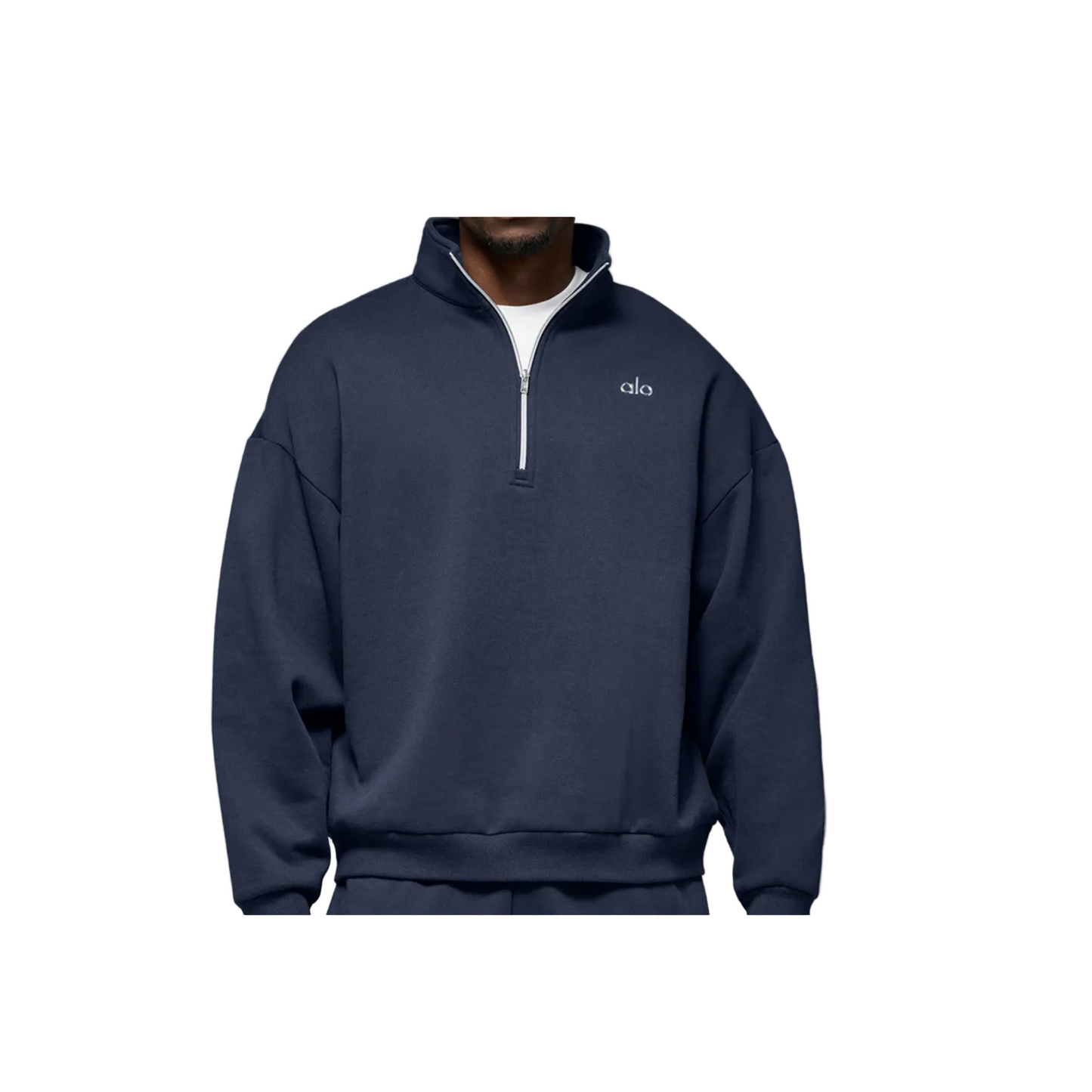 Alo Accolade 1/4 Zip Pullover Navy