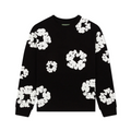Denim Tears Long Sleeve Cotton Wreath Tee 'Black'