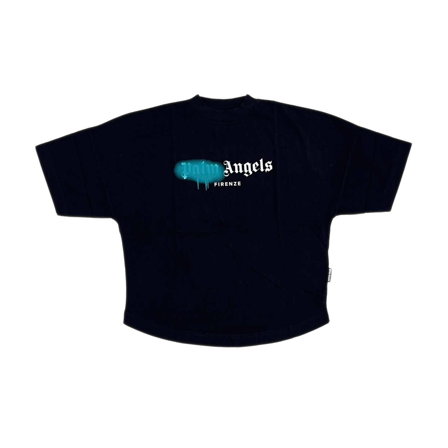 Palm Angels x Luisaviaroma Firenze Sprayed Logo T-Shirt Black