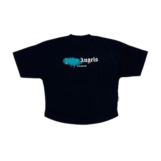 Palm Angels x Luisaviaroma Firenze Sprayed Logo T-Shirt Black