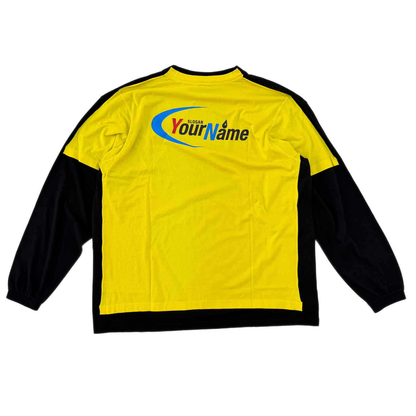 Vetements Slogan Your Name Longsleeve Black/Yellow
