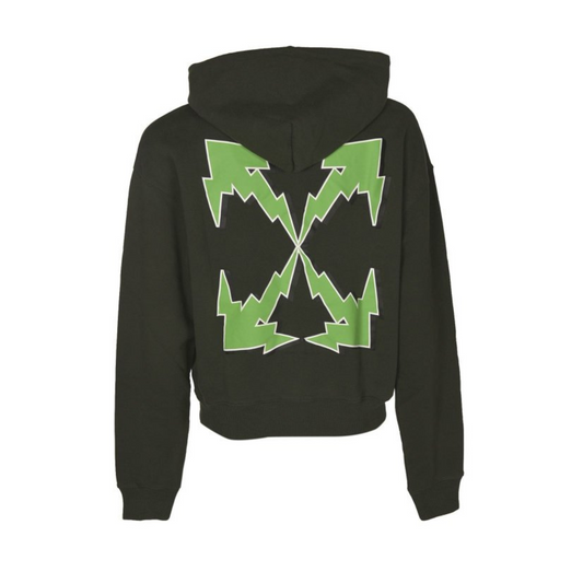 Off-White Bolt Arrow Over Hoodie 'Green'