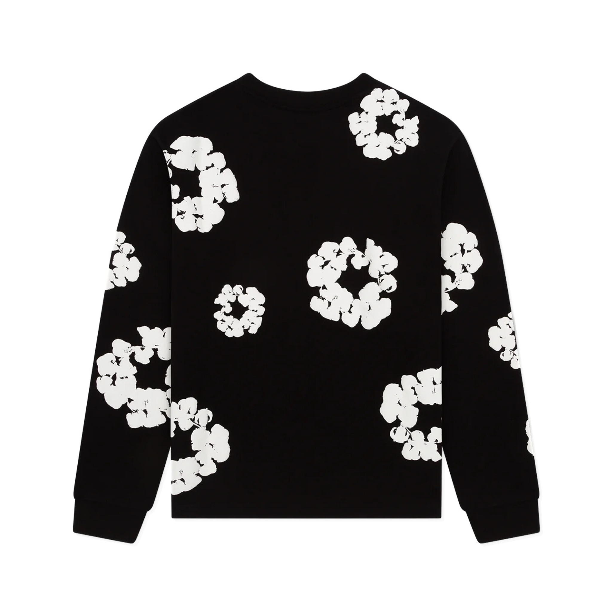 Denim Tears Long Sleeve Cotton Wreath Tee 'Black'