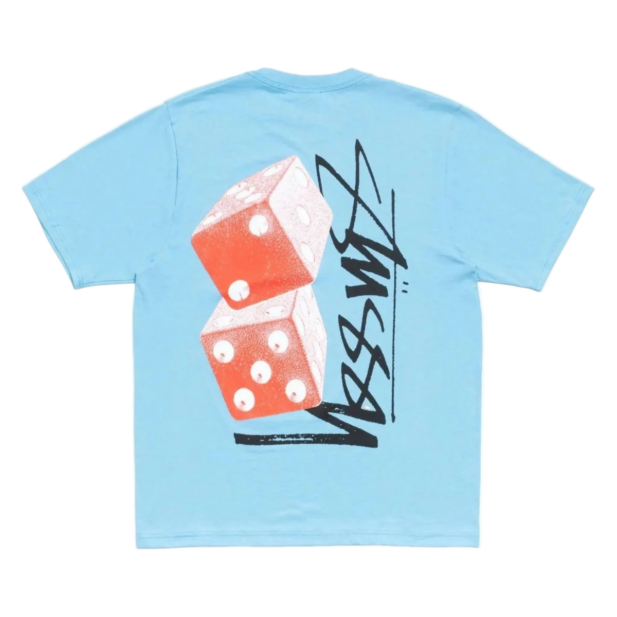 Stussy Sky Blue Tall Dice Tee