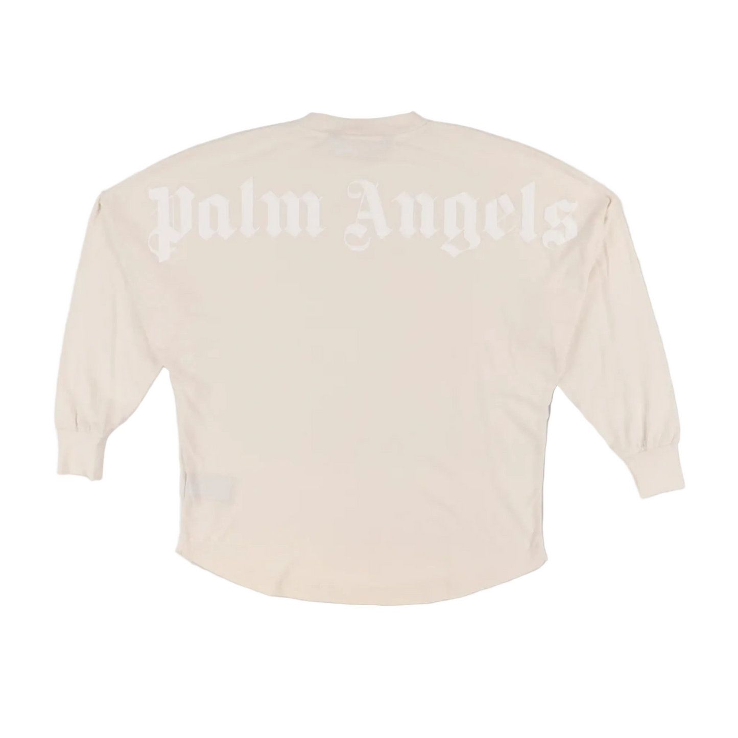 Palm Angels Cream Classic Logo Long Sleeve T-Shirt