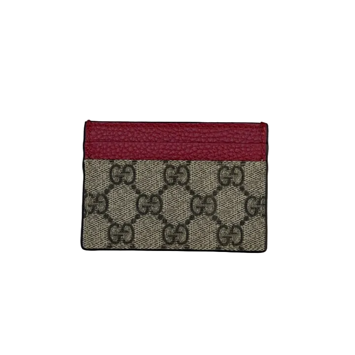Gucci Card Holder GG Rosso