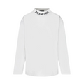 Balenciaga Curved Long-Sleeve T-Shirt 'White'