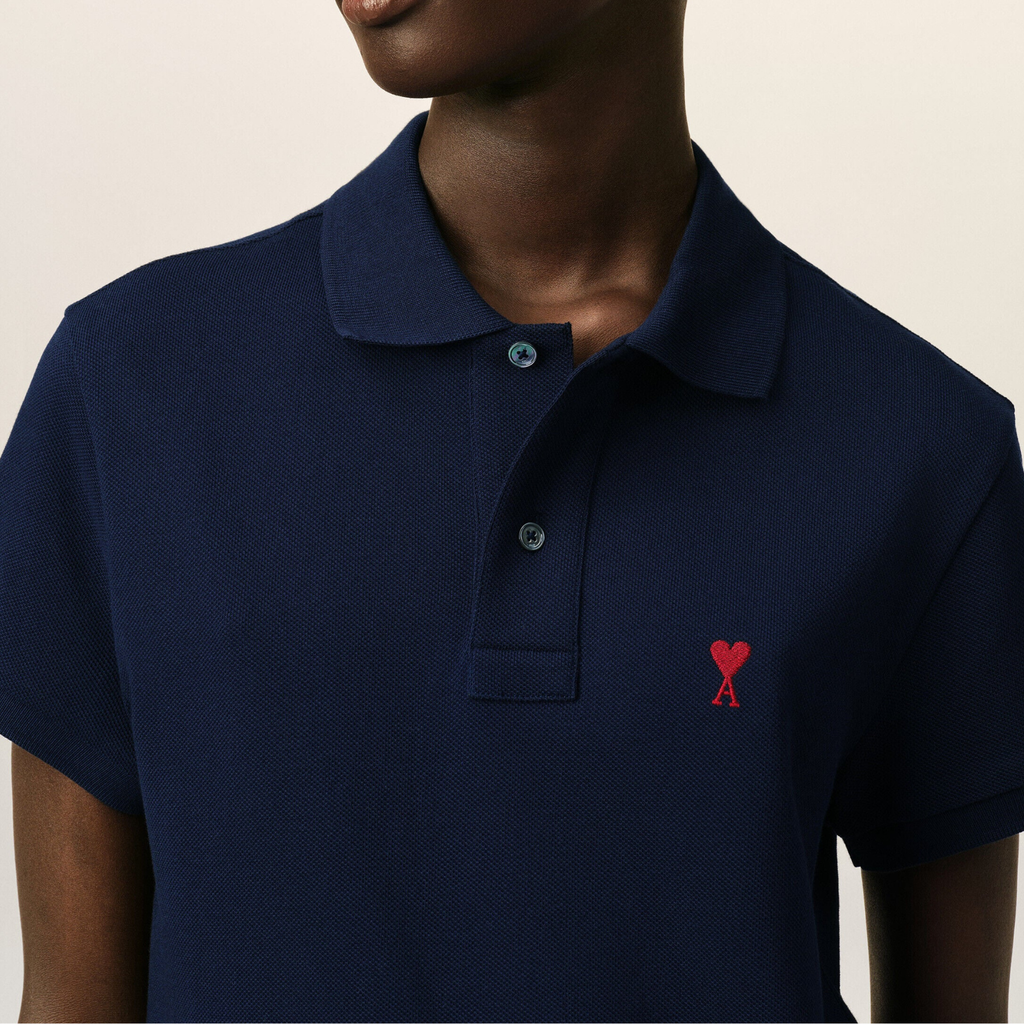 Ami Paris Polo Shirt in Navy