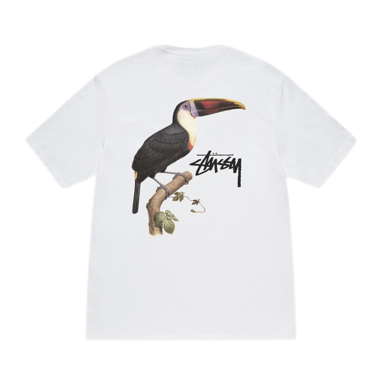 Stussy Toucan White Tee