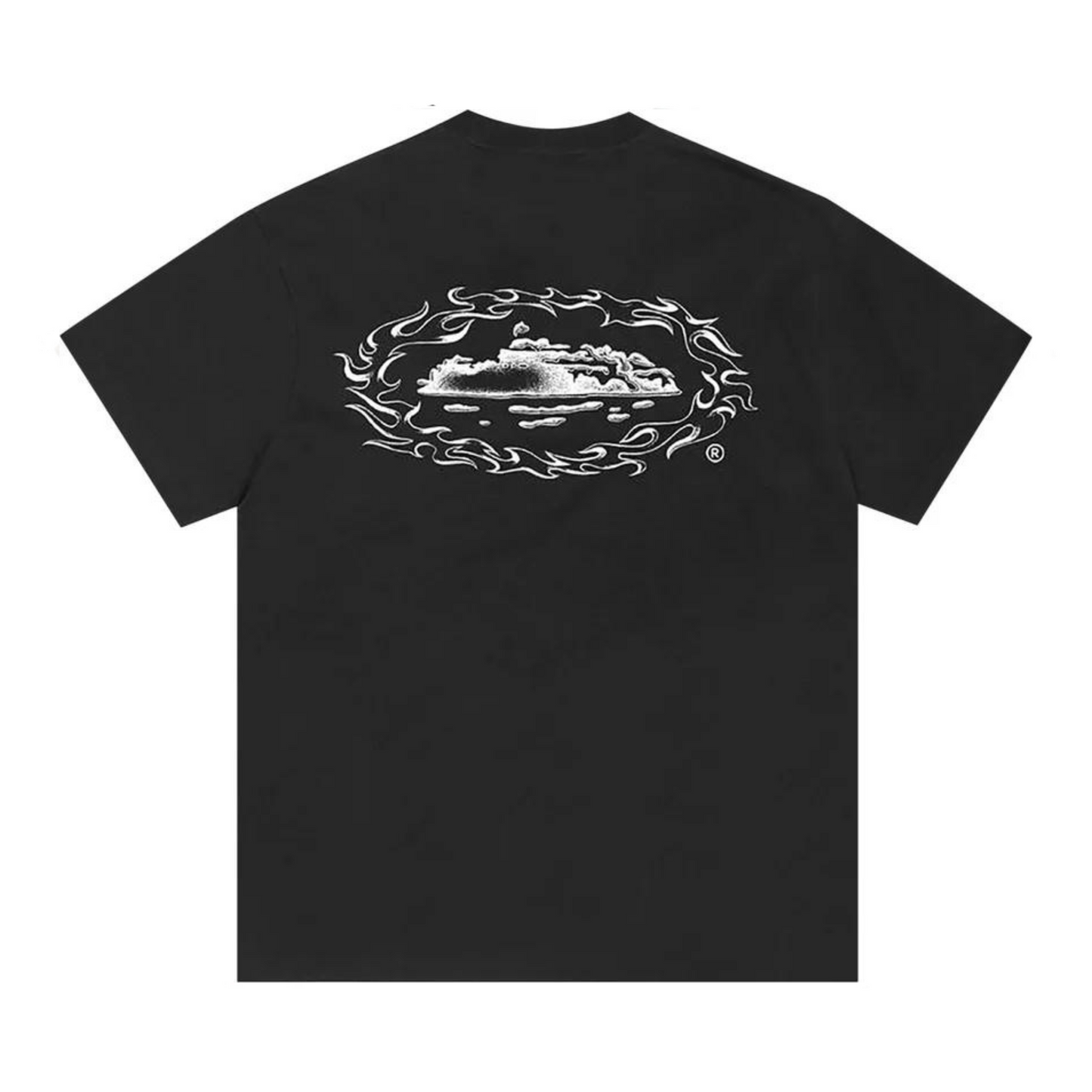 Corteiz Firey Alcatraz Tee [Black]