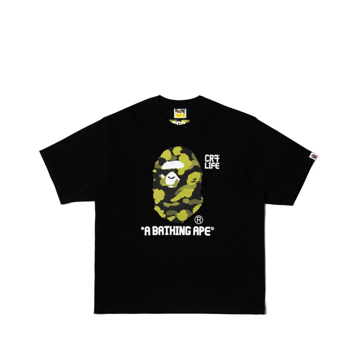 BAPE x Spotify x Central Cee T-Shirt Ape Head Χαλαρή Γραμμή Λευκό