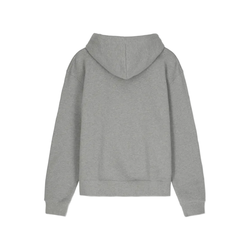 Jacquemus Men's Logo Embroidered Hoodie - Gray
