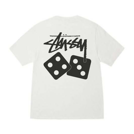 Stussy Dice Tee Pigment Dyed 'Natural'