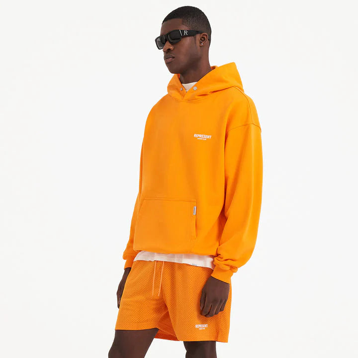 Represent Owner's Club Hoodie Neon Orange