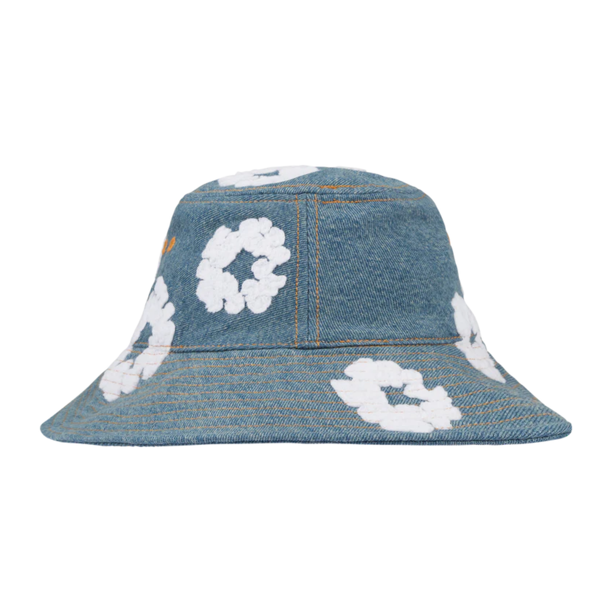 Denim Tears Wreath Bucket Hat - Light Wash – OG Market Denim Tears Wreath Bucket Hat - Light Wash – OG Market