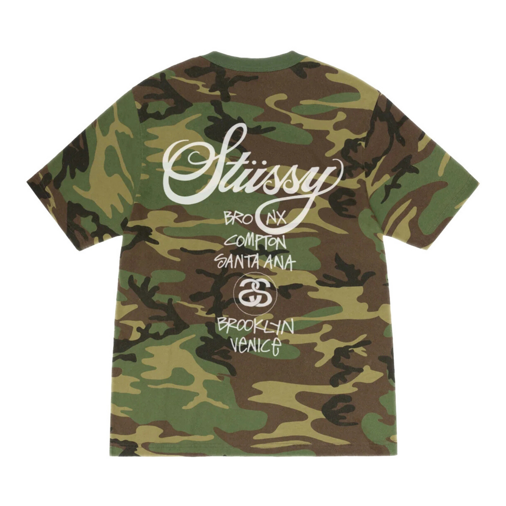 Stussy World Tour Tee 'Camo'
