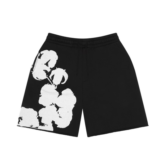 Denim Tears Jumbo Wreath Sweat Shorts 'Black'