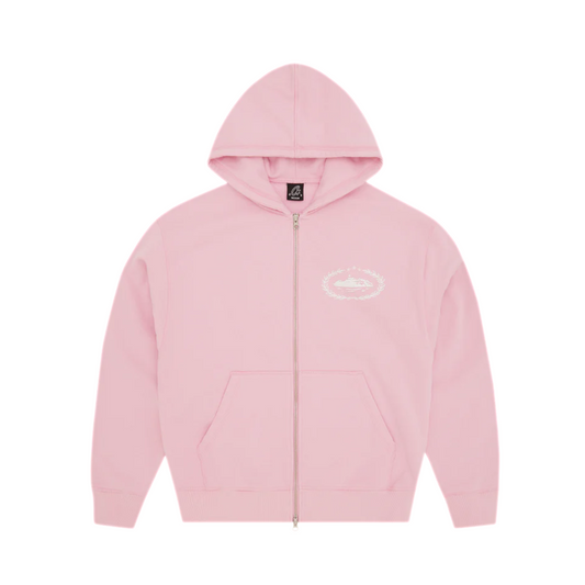 Corteiz Superior Royale Zip Hoodie 'Pink'