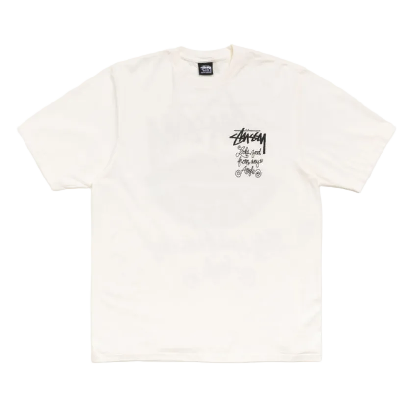 Stussy Any Angle Pigment Dyed Tee Natural