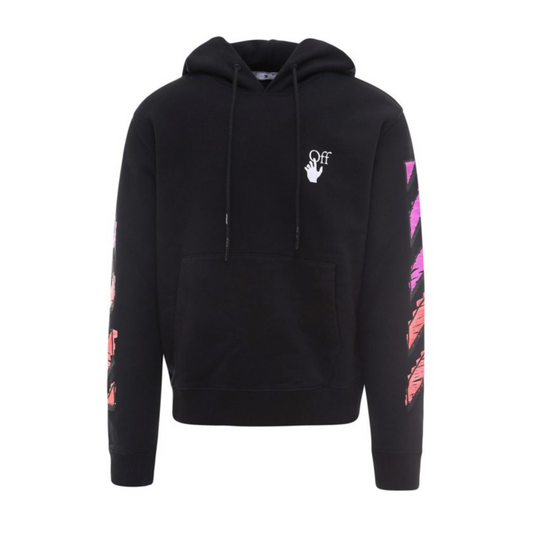 Off-White Marker print cotton hoodie