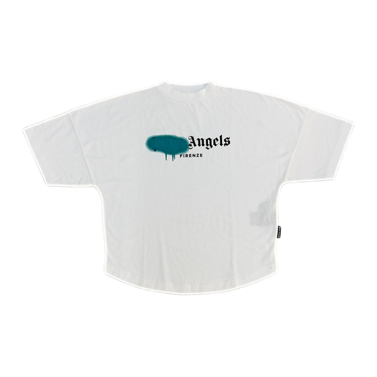 Palm Angels x Luisaviaroma Firenze Sprayed Logo T-Shirt White