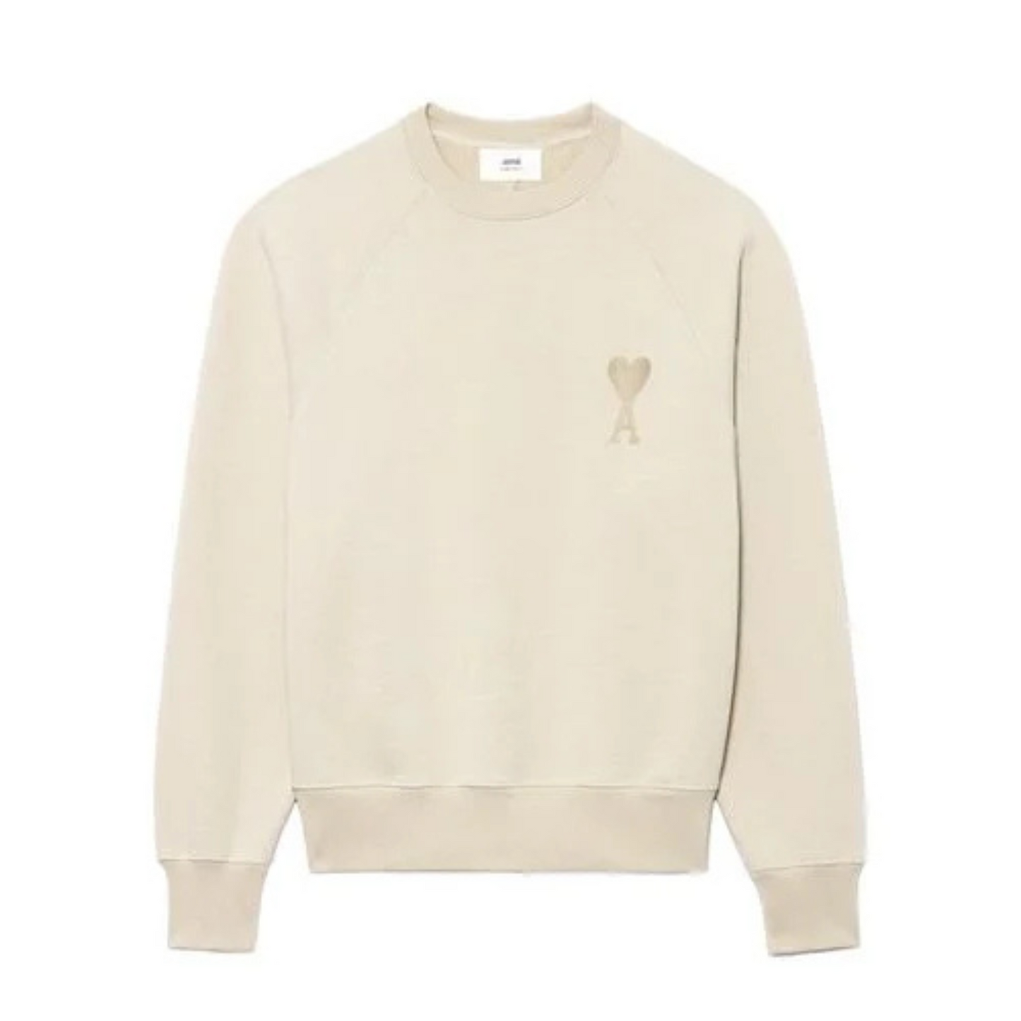 AMI Paris Ami Tonal Sweatshirt 'Beige'