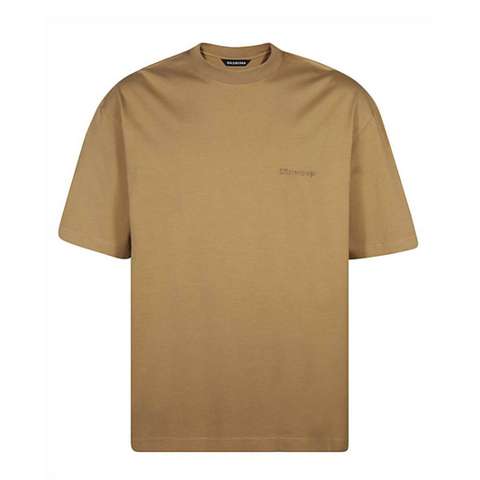 Balenciaga  Logo-Embroidered Cotton T-Shirt