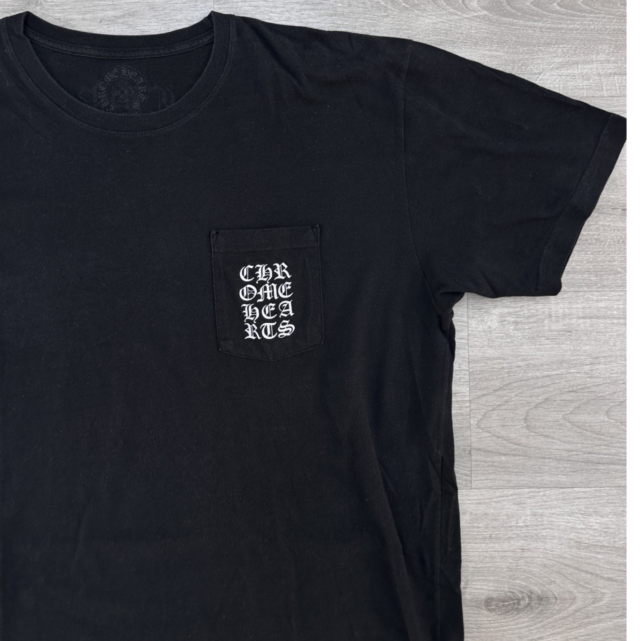 Chrome Hearts Classic Logo Pocket T-Shirt (Black/White)