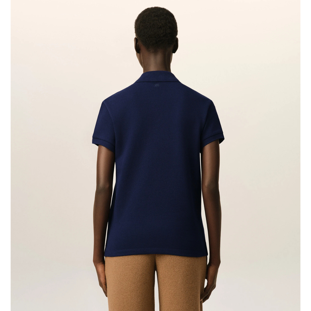 Ami Paris Polo Shirt in Navy
