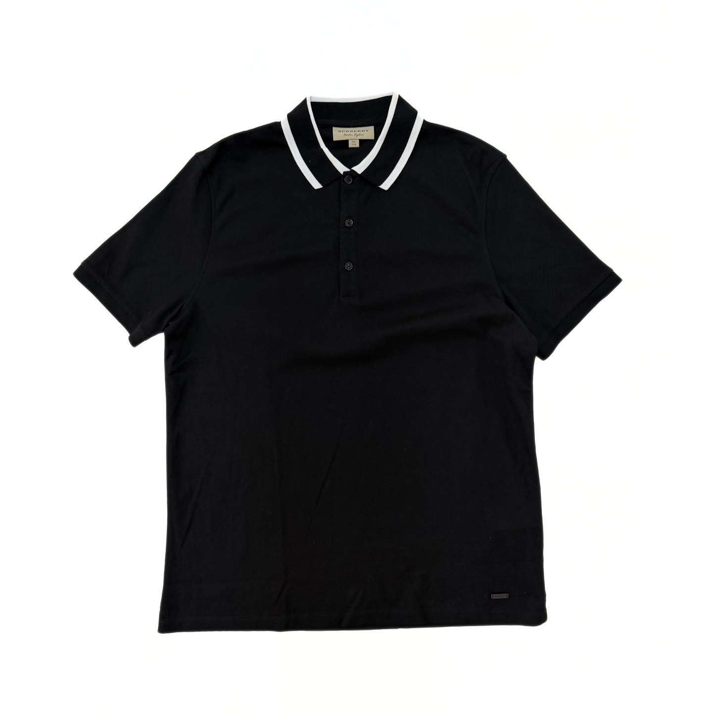 Burberry Polo Shirt Striped Black