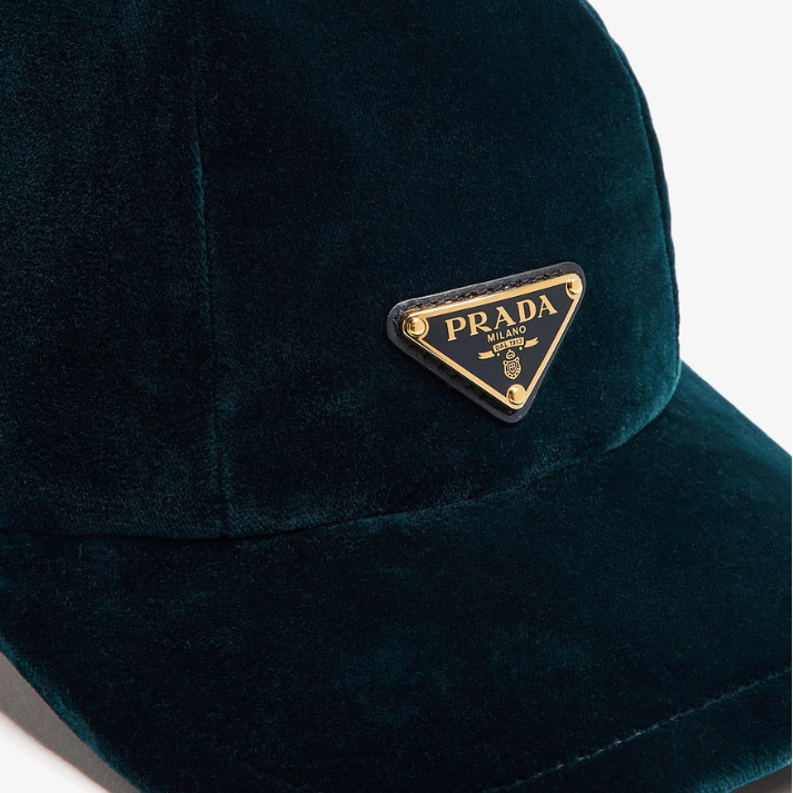 Prada Cap VELLUTO Viscose Rayon Italy