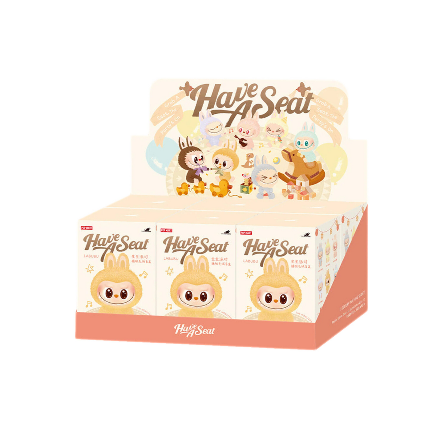 Labubu The Monsters 'Have a Seat' Vinyl Plush Blind Box