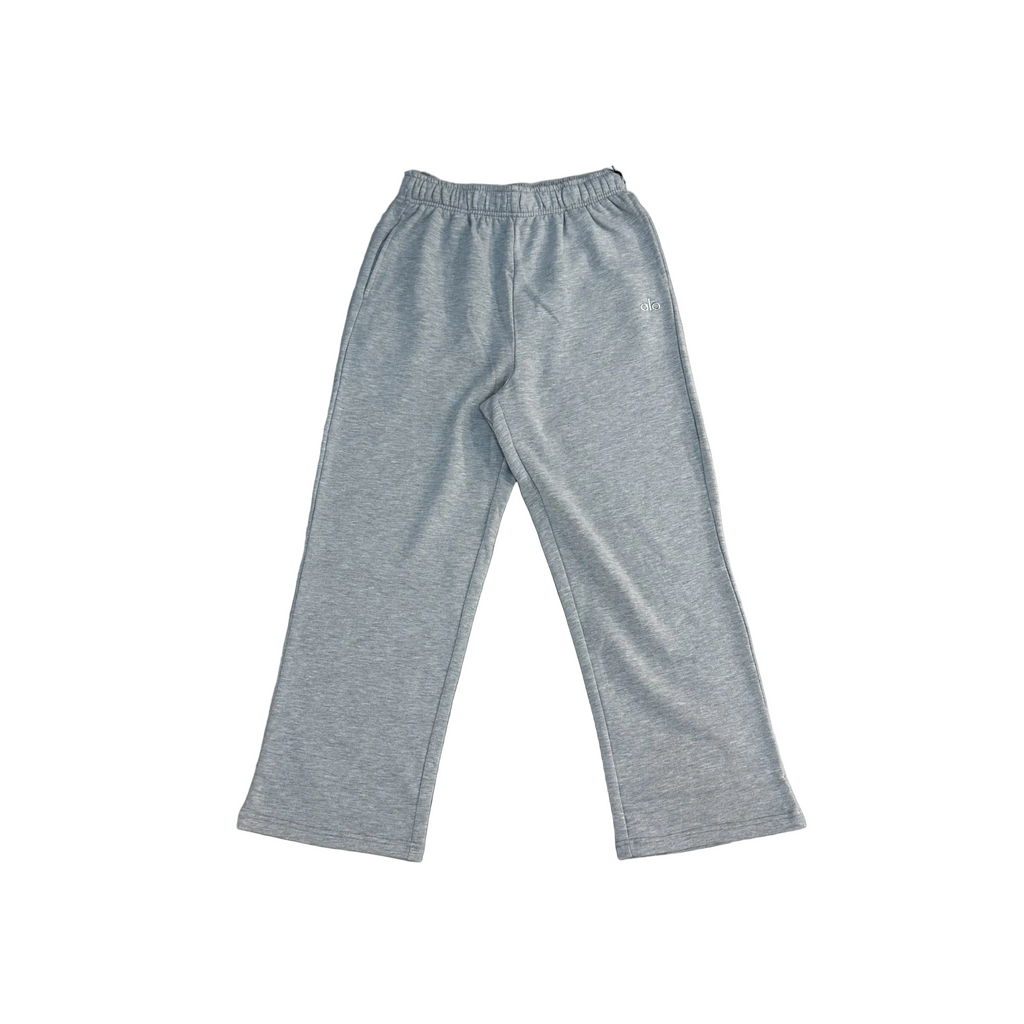 Alo Accolade Straight Leg Sweatpant Heather Grey