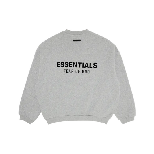 Fear of God Essentials Fleece Crewneck II 'Light Heather Grey'