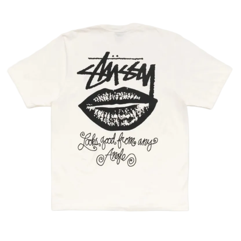 Stussy Any Angle Pigment Dyed Tee Natural