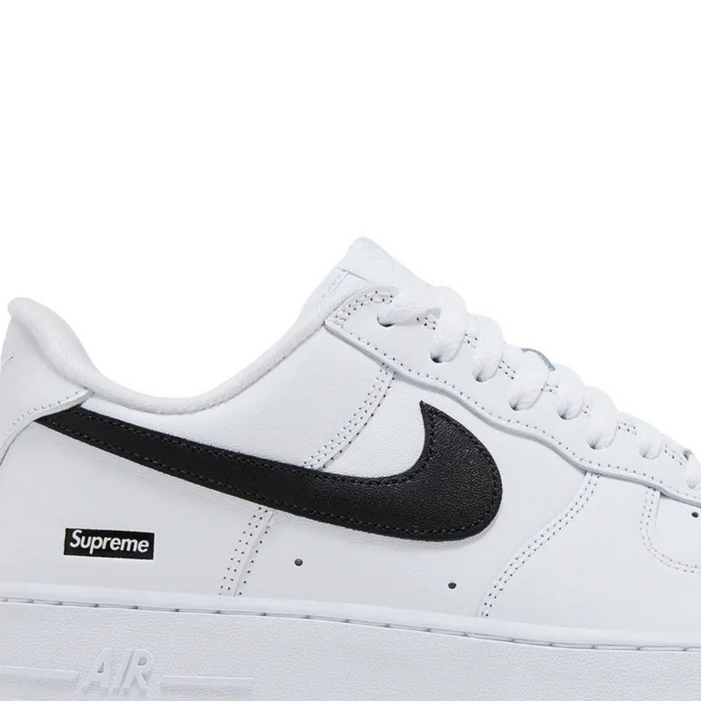 Nike Air Force 1 Low Supreme 'White Black' - 48h