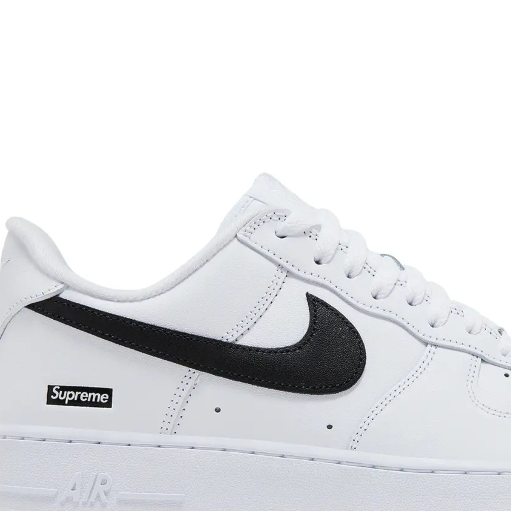 Nike Air Force 1 Low Supreme 'White Black' - 48h