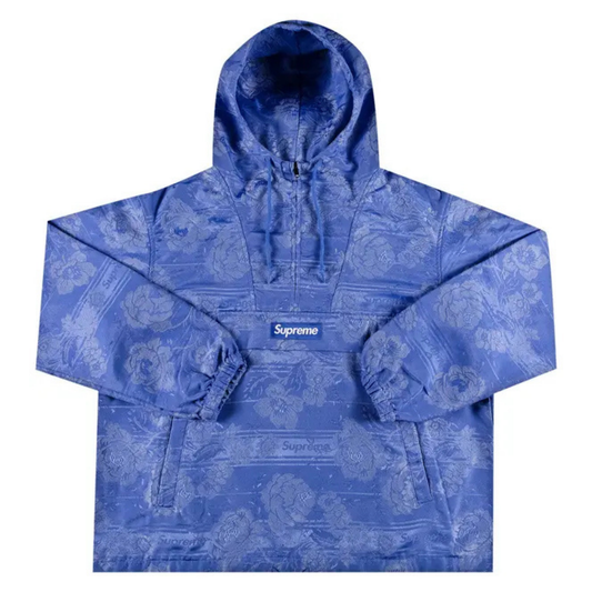 Supreme Floral Tapestry Anorak Blue SS21