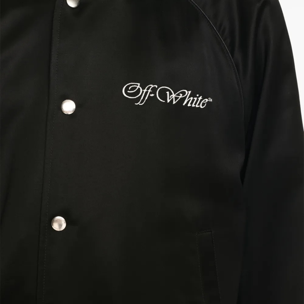 Off-White College Satin Bomber Jacket